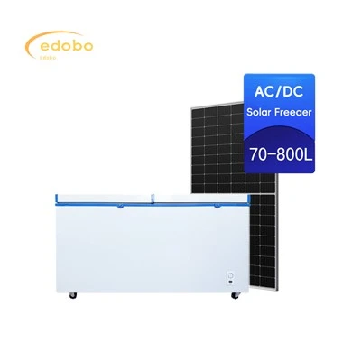 Energetski štedljivi AC/DC solarni hladnjak za duboko zamrzavanje za upotrebu u kućanstvu