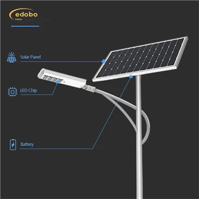 LED ulična svjetiljka sa solarnom uličnom svjetiljkom na litij bateriju